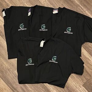 Black Gayco Healthcare Scrubs- Cherokee Scrub tops size XXS